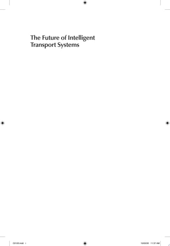 The Future of Intelligent Transport Systems
