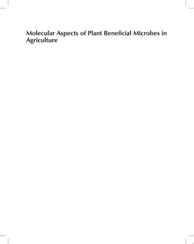Molecular Aspects of Plant Beneficial Microbes in Agriculture