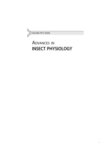 Advances in Insect Physiology