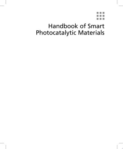 Handbook of Smart Photocatalytic Materials Environment, Energy, Emerging Applications and Sustainability