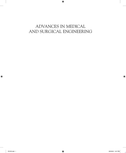Advances in Medical and Surgical Engineering