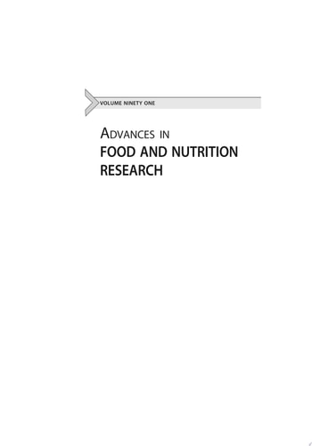 Advances in Food and Nutrition Research
