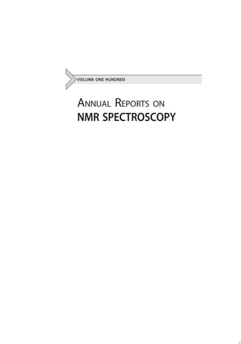 Annual Reports on NMR Spectroscopy