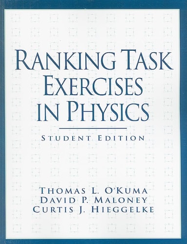 Ranking Task Exercises in Physics Student Edition