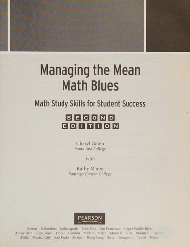 Managing the Mean Math Blues: Study Skills for Student Success