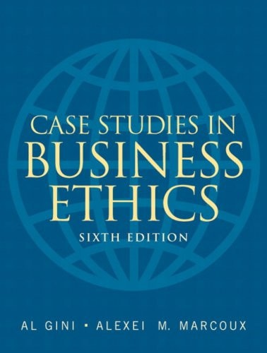 Case Studies in Business Ethics