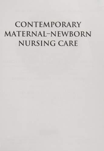 Workbook for Contemporary Maternal-Newborn Nursing