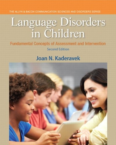 Language Disorders in Children Fundamental Concepts of Assessment and Intervention