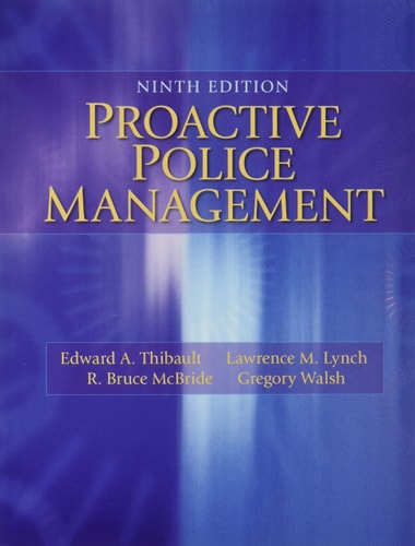 Proactive Police Management