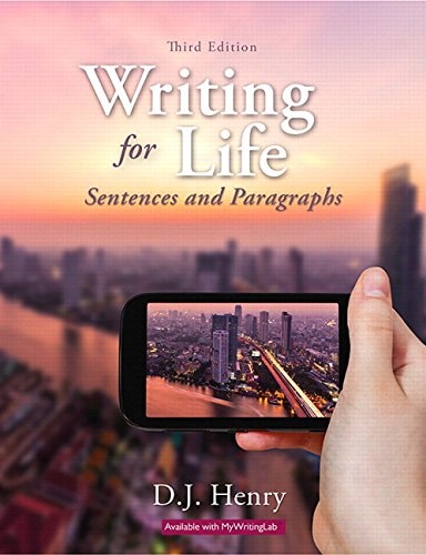 Writing for Life Sentences and Paragraphs