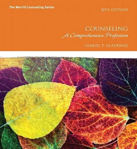 Counseling A Comprehensive Profession