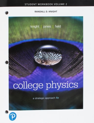 Student Workbook for College Physics A Strategic Approach, Volume 2 (Chapters 17-30)