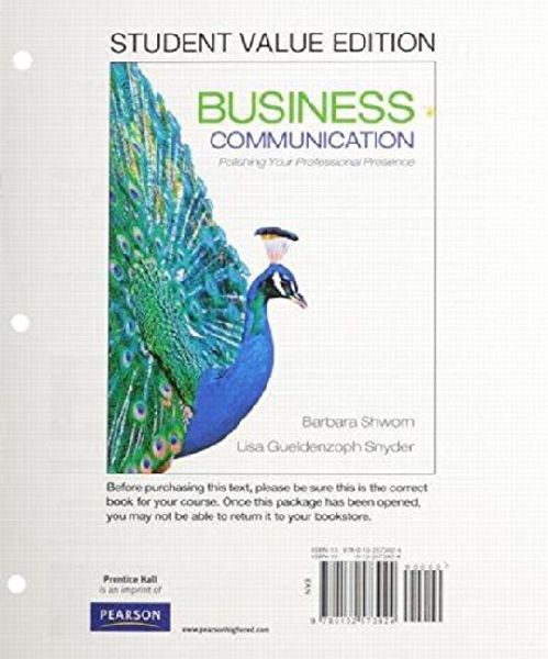 Business Communication: Polishing Your Professional Presence