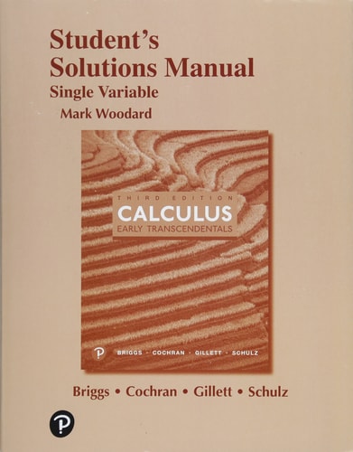 Student Solutions Manual for Single Variable Calculus Early Transcendentals