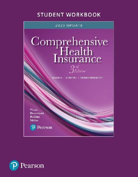 Student Workbook for Comprehensive Health Insurance: Billing, Coding, and Reimbursement