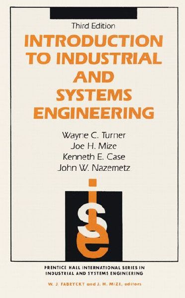 Introduction To Industrial And Systems Engineering
