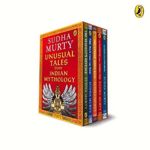 Unusual Tales from Indian Mythology: Sudha Murty's Bestselling Series | Stories from the Mahabharata, Ramayana, About Women Characters from Our Myths, About Sages and Animals, About Brahma, Vishnu and Shiva | Set of 5 Books | Ages 9 +