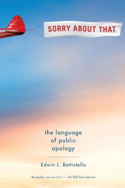 Sorry about That: The Language of Public Apology