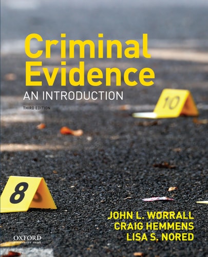 Criminal Evidence An Introduction