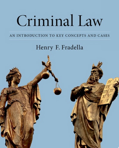 Criminal Law An Introduction to Key Concepts and Cases