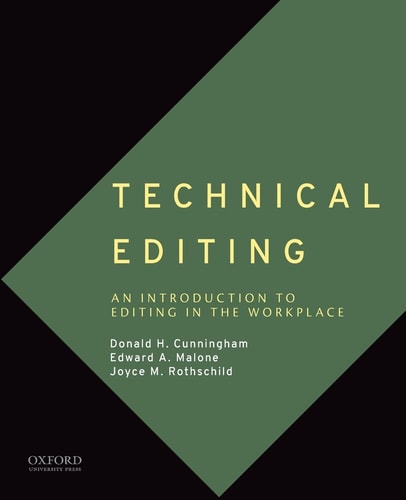 Technical Editing An Introduction to Editing in the Workplace