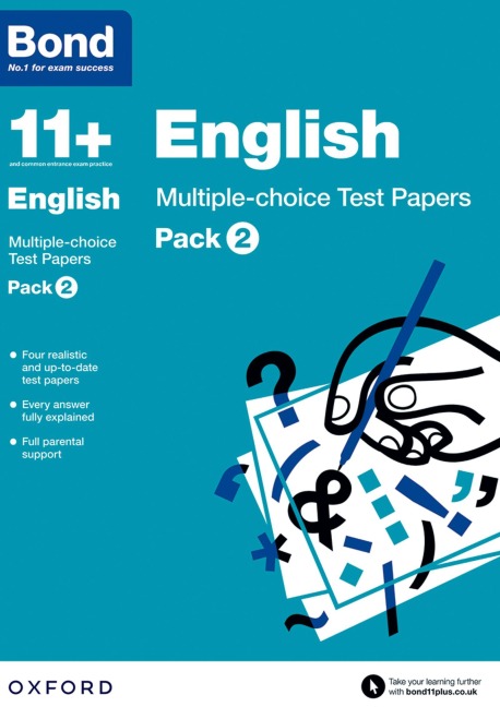 Bond 11+: English: Multiple-choice Test Papers: Ready for the 2026 exam (for GL Assessment & other 11 plus exams): Pack 2