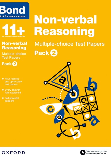 Bond 11+: Non-verbal Reasoning: Multiple-choice Test Papers (for GL Assessment & other 11 plus exams): Pack 2