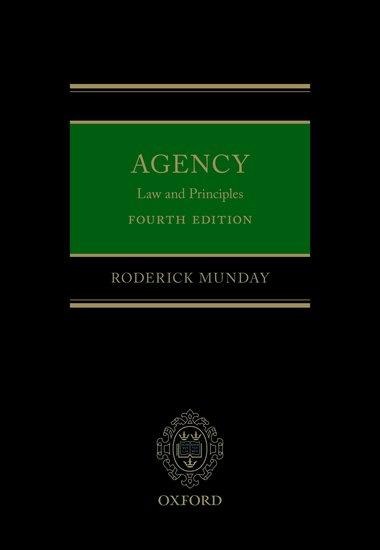 Agency: Law and Principles