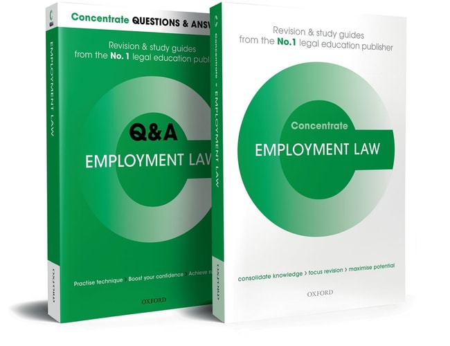 Employment Law Revision Concentrate Pack Law Revision and Study Guide