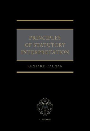 Principles of Statutory Interpretation
