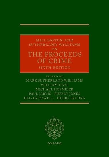Millington and Sutherland Williams on the Proceeds of Crime