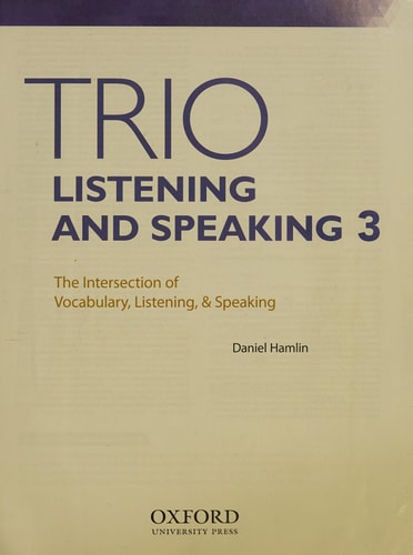 Trio Listening and Speaking Level Three Student Book Pack with Online Practice