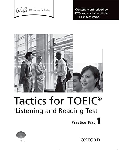 Tactics for TOEIC® Listening and Reading Test: Practice Test 1 Authorized by ETS, this course will help develop the necessary skills to do well in the TOEIC® Listening and Reading Test.