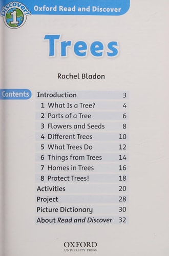 Oxford Read and Discover: Level 1: Trees