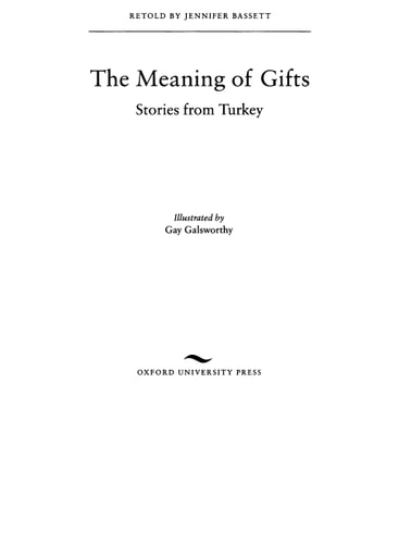 Oxford Bookworms Library: Stage 1: The Meaning of Gifts: Stories from Turkey