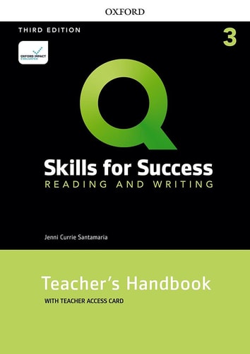 Q: Skills for Success: Level 3: Reading and Writing Teacher's Handbook with Teacher's Access Card Level 3 Reading and Writing Teacher's Handbook with Teacher's Access Card
