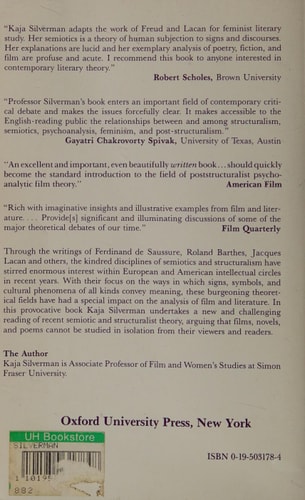 The Subject of Semiotics