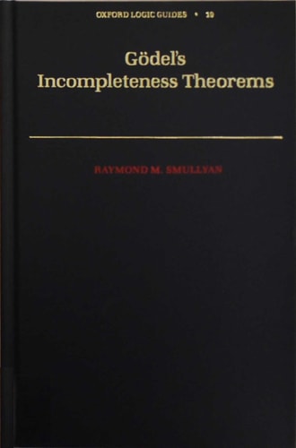 Gödel's Incompleteness Theorems