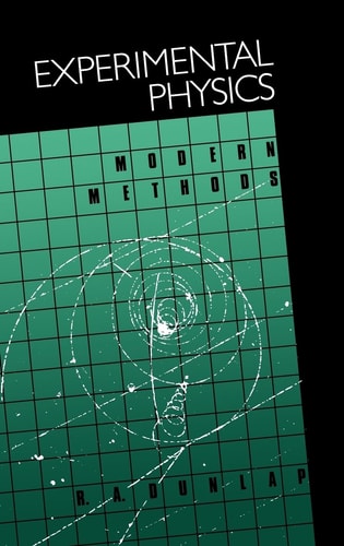 Experimental Physics Modern Methods