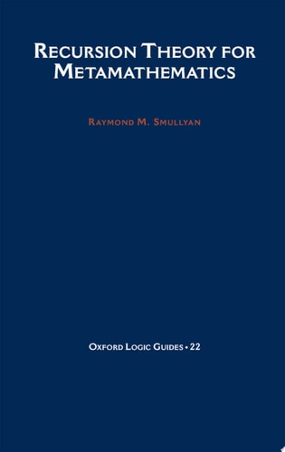 Recursion Theory for Metamathematics