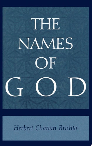 The Names of God Poetic Readings in Biblical Beginnings