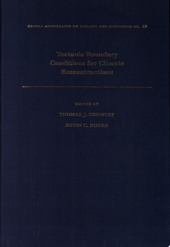 Tectonic Boundary Conditions for Climate Reconstructions