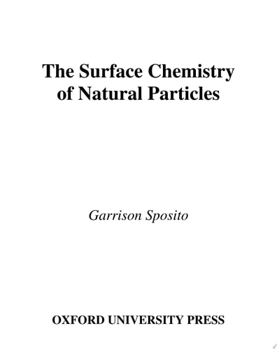 The Surface Chemistry of Natural Particles