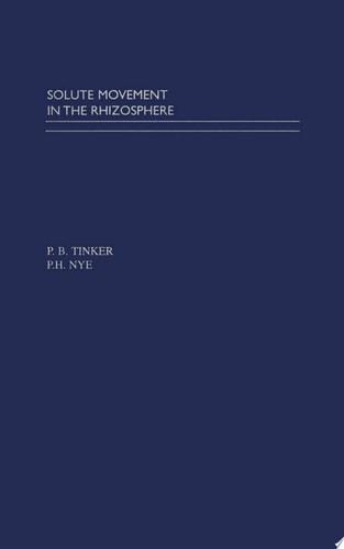 Solute Movement in the Rhizosphere