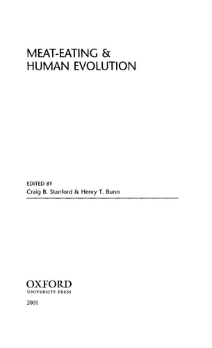 Meat-eating & Human Evolution