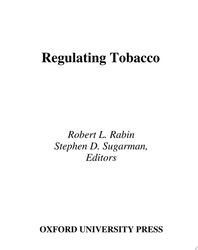 Regulating Tobacco