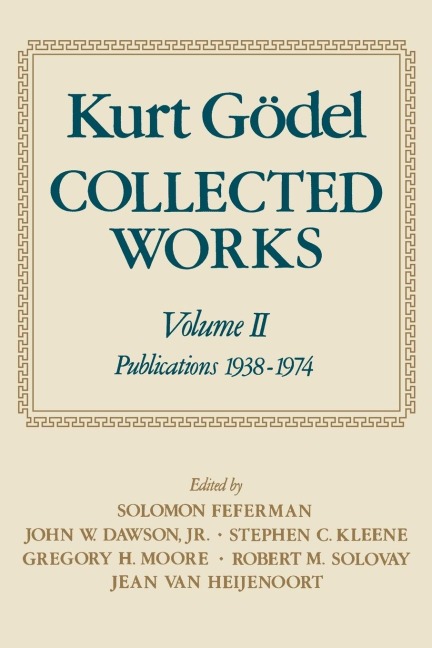 Collected Works: Volume II: Publications 1938-1974