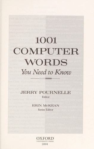 1001 Computer Words You Need to Know