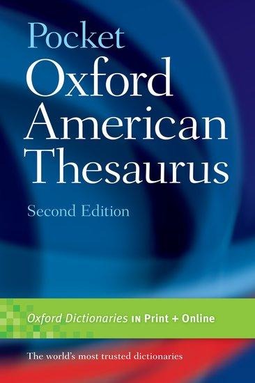 Pocket Oxford American Thesaurus, 2e