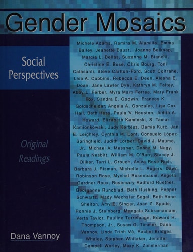 Gender Mosaics: Social Perspectives Original Readings